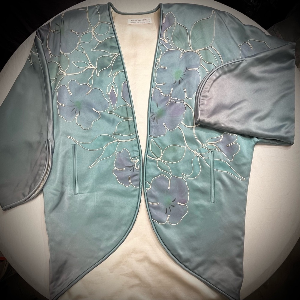Ulla Maija Maki Silk Hand Painted Kimono - Picture 3 of 16